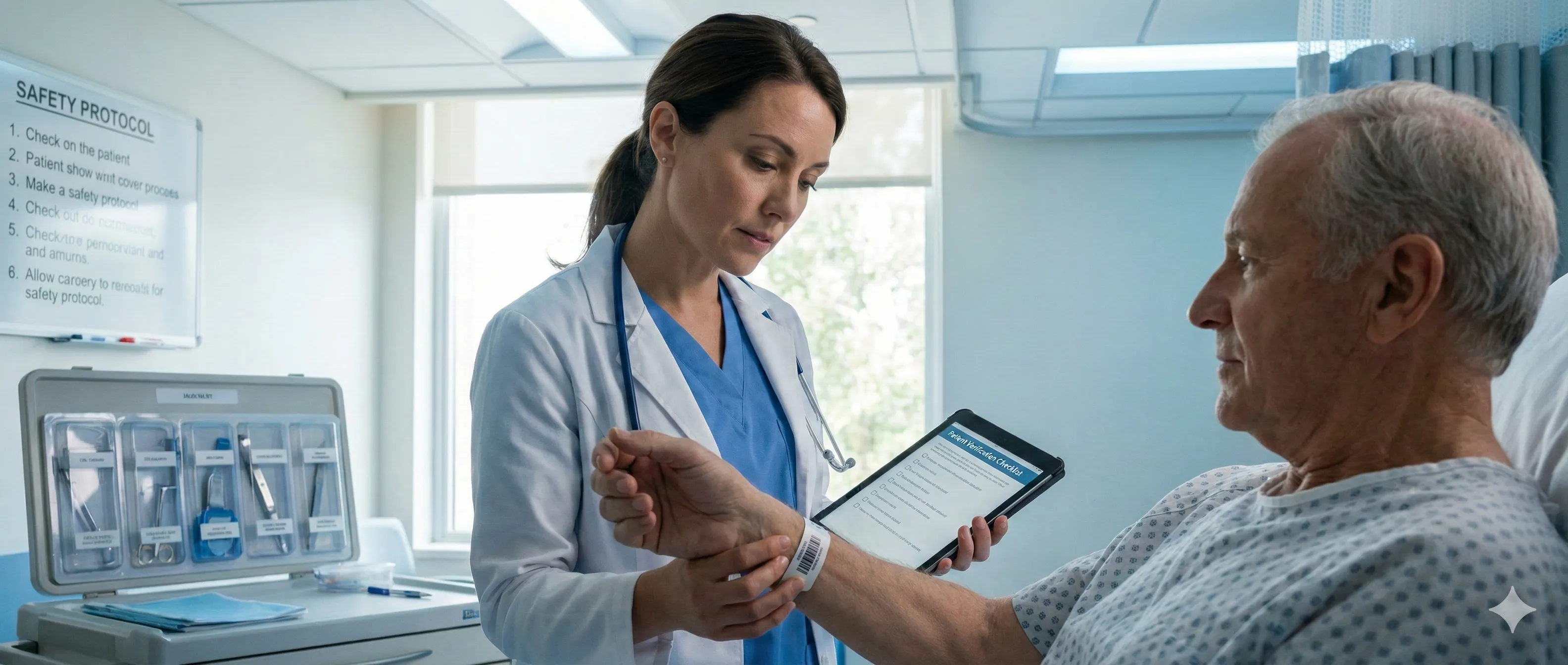 Médico atendiendo paciente